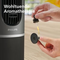 Ventilator turn Philips Seria 7000, Gri închis, Debit de aer 2440 m³/h, Ventilator vertical silențios 9