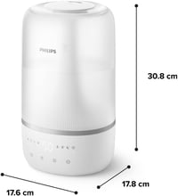 Philips Smart Párásító 38m² Aromaterápia Éjszakai Fény Csendes Alváshoz HU1509/00 10