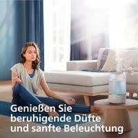 Philips Smart Párásító 38m² Aromaterápia Éjszakai Fény Csendes Alváshoz HU1509/00 6