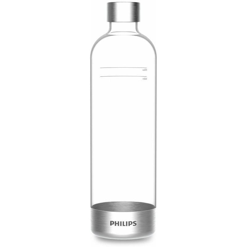 Philips Soda Maker kabinpalack átlátszó 1 literes szénsavas vízhez kompatibilis Philips szódagépekkel