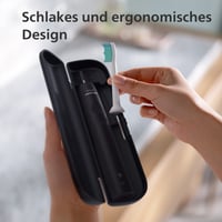 Periuță de dinți sonică electrică Philips Sonicare 3100, set de două – Negru și Sugar Rose – Senzor de presiune și temporizator – HX3675/15 8