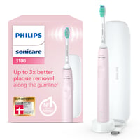 Periuță de dinți electrică Philips Sonicare Seria 3100 cu tehnologie sonică, senzor de presiune, etui de călătorie, HX3673/11, roz (Sugar Rose) 1