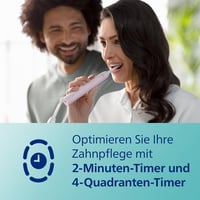 Periuță de dinți electrică Philips Sonicare Seria 3100 cu tehnologie sonică, senzor de presiune, etui de călătorie, HX3673/11, roz (Sugar Rose) 6