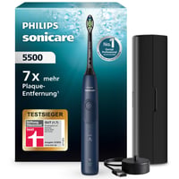 Periuță de dinți electrică Philips Sonicare 5500 HX7113/01, 2 moduri de curățare, senzor de presiune, EasyStart, SmarTimer, BrushPacer, bleumarin 1