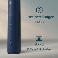 Periuță de dinți electrică Philips Sonicare 5500 HX7113/01, 2 moduri de curățare, senzor de presiune, EasyStart, SmarTimer, BrushPacer, bleumarin 8