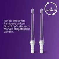 Capăt de duș bucal Philips Sonicare F3 Quad Stream HX3062/00 - Capete de schimb compatibile cu Power Flosser fără fir, 2 bucăți, alb 5