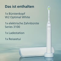 Periuță de dinți electrică Philips Sonicare Seria 3100 HX4033/21 – senzor de presiune, 3 trepte de intensitate, EasyStart, SmarTimer, autonomie 14 zile, etui de transport, albă 9