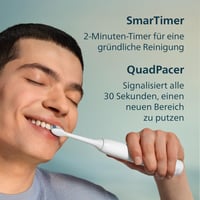 Periuță de dinți electrică Philips Sonicare Seria 3100 HX4033/21 – senzor de presiune, 3 trepte de intensitate, EasyStart, SmarTimer, autonomie 14 zile, etui de transport, albă 7