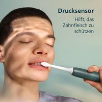 Periuță de dinți electrică Philips Sonicare Seria 3100 HX4033/26 - senzor de presiune, 3 intensități, EasyStart, SmarTimer, autonomie 14 zile, etui de călătorie, verde închis 4