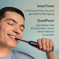 Periuță de dinți electrică Philips Sonicare Series 3100 HX4072/42 - Tehnologie sonică, senzor de presiune, 3 intensități, EasyStart, SmarTimer, 14 zile, etui de transport, negru și roz, 2 bucăți 7