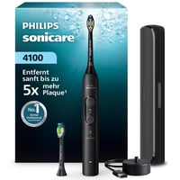 Periuță de dinți electrică Philips Sonicare Series 4100 HX4044/52 – senzor de presiune, 4 moduri de curățare, EasyStart, SmarTimer, autonomie 21 de zile, etui de transport, negru 1