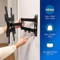 Philips SQM9232/10 TV fali tartó 26-70 colos tévéhez, 35 kg terhelhetőség, LED LCD QLED OLED 4