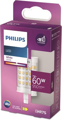 Philips Standard LED Izzó 60W 78mm 2-Pin Foglalat Meleg Fehér 3000K 1