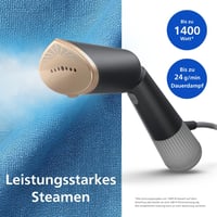 Philips Steamer 5000 Series gőzölő 35 másodperces felmelegítés, dupla víztartály, ökó mód 5