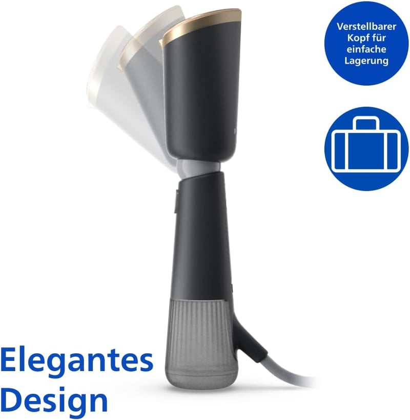 Philips Steamer 5000 Series gőzölő 35 másodperces felmelegítés, dupla víztartály, ökó mód