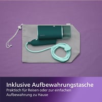 Philips STH3020 Hordozható Gőzölő 1000W Kompakt Összecsukható Sötétzöld 5