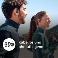 Philips TAA6709 True Wireless nyitott fülű sport Bluetooth fülhallgató - fekete 4