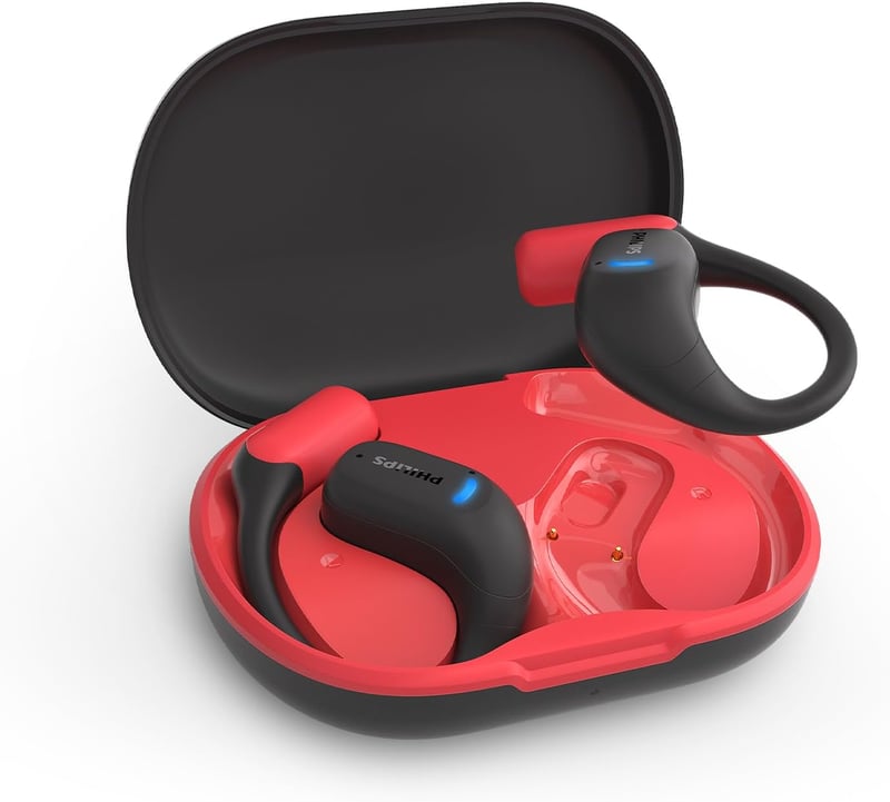 Philips TAA6709 True Wireless nyitott fülű sport Bluetooth fülhallgató - fekete