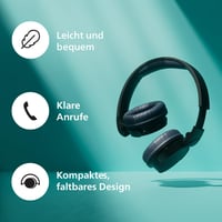 Bluetooth slúchadlá Philips TAH3209BG – 25 hodín prehrávania, pasívne potlačenie hluku, dynamické basy, nabíjanie cez USB-C, béžová 6