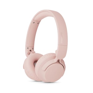 Philips TAH4000PK On-Ear Bluetooth slušalice, 70 sati reprodukcije, Dynamic Bass, Bluetooth 6.0, Multipoint, Fast Pair, zamjenjivi jastučići i baterija, ružičaste