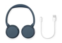 Philips TAH4209BL Bluetooth fejhallgató - 55 óra, passzív zajszűrés, USB-C - kék 4