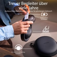 Bezdrôtové Bluetooth slúchadlá Philips TAH8000EBK/00 – Potlačenie hluku, 70 hodín prehrávania, podpora hlasového asistenta, ideálne na cestovanie – Čierne 3