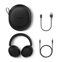 Bezdrôtové Bluetooth slúchadlá Philips TAH8000EBK/00 – Potlačenie hluku, 70 hodín prehrávania, podpora hlasového asistenta, ideálne na cestovanie – Čierne 6