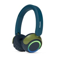 Căști wireless pentru copii Philips TAK4200CT Seria 4200 - Verde cristal, limitator de volum, partajare audio, 45 de ore, USB-C 1