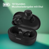 Philips TAT1209BK True Wireless Bluetooth fülhallgató, fekete, töltőtokkal - In Ear, Black, TrueWireless 1209 7