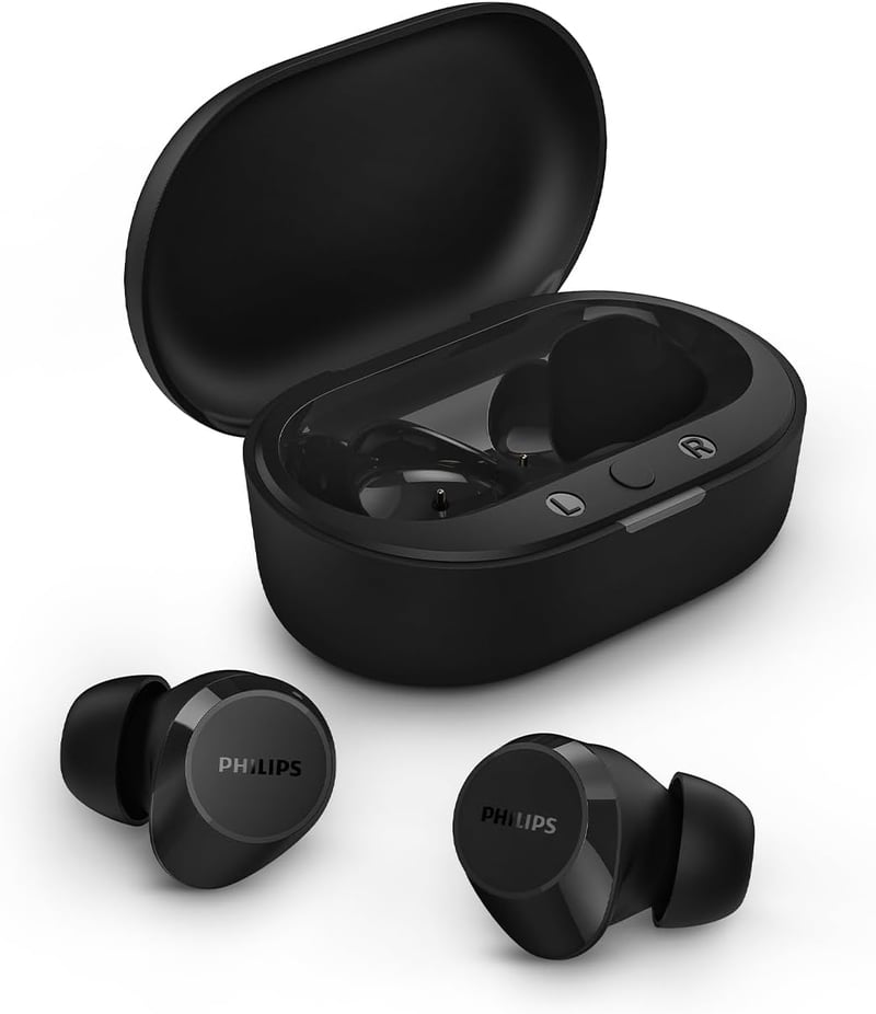 Philips TAT1209BK True Wireless Bluetooth fülhallgató, fekete, töltőtokkal - In Ear, Black, TrueWireless 1209