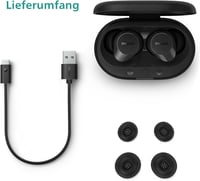 Philips TAT1209BK True Wireless Bluetooth fülhallgató, fekete, töltőtokkal - In Ear, Black, TrueWireless 1209 4