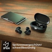 Philips TAT1209BK True Wireless Bluetooth fülhallgató, fekete, töltőtokkal - In Ear, Black, TrueWireless 1209 6