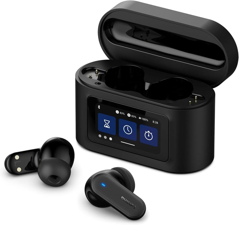 Philips TAT6000BK True Wireless Fülhallgató Aktív Zajszűréssel, 28 Óra Játékidő, Bluetooth 5.4