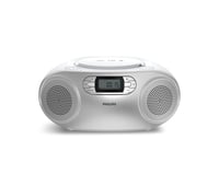 Prenosný CD prehrávač Philips TAZ2000 s kazetovým magnetofónom, DAB+/FM rádiom, Bluetooth 6.0, USB, dynamickými basmi, stereo reproduktormi, napájaním zo siete aj na batérie 2