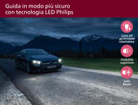 LED žiarovka do svetlometov Philips Ultinon Access H4, ultrakompaktná priama náhrada, +80 %, 6000 K, súprava 2 ks 5