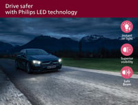 LED žiarovka do svetlometov Philips Ultinon Access H7, ultra-kompaktná priama náhrada, +80 %, 6000K, 2 ks 5