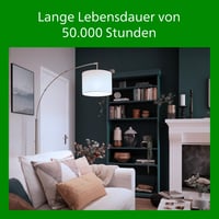 Bec Philips Ultra Efficient LED E14, 40W echivalent, transparent, lumină albă caldă, formă picătură, sursă de lumină eficientă energetic 7