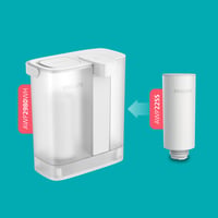 Dozator de apă Philips cu filtrare prin apăsare de buton (3L) - 3x Filtru Anticalc+, Apă cu gust mai bun, Reducerea calcarului și a impurităților, fără BPA 8