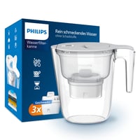 Philips vrč za filtriranje vode 2,6 L + 3 dodatka za okus + zamjenski filter, brzi protok, elektronički mjerač vremena, filtriranje klora, kamenca, teških metala i mikroplastike 1
