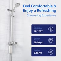 Philips Water inline filtar za tuš – Smanjuje klor do 99%, kompatibilan sa svim crijevima i slavinama za tuš, bijeli 7