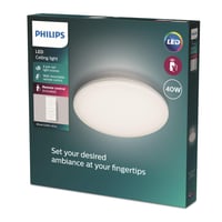 Stropné LED svietidlo Philips Wincel All-in-One s diaľkovým ovládaním, 40 W, stmievateľné, všetky odtiene bielej farby svetla, flexibilné smerovanie svetla bez nutnosti kabeláže 2