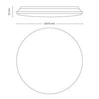 Stropné LED svietidlo Philips Wincel All-in-One s diaľkovým ovládaním, 40 W, stmievateľné, všetky odtiene bielej farby svetla, flexibilné smerovanie svetla bez nutnosti kabeláže 3