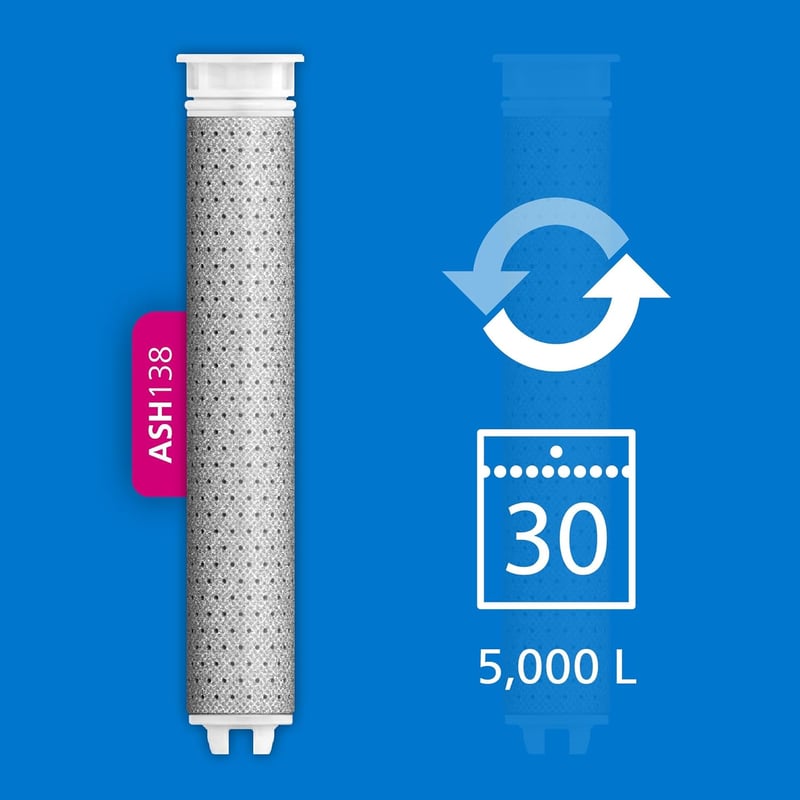 Philips zuhanyfej szűrővel, klórium eltávolítás, 3 spray mód, nyomásfokozó - Chrome