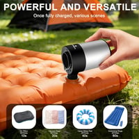Philorn elektromos légpumpa levegőmatrachoz, 5200 mAh akkumulátor, 6 fúvóka, 5-6 kPa 2