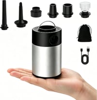 Philorn elektromos légpumpa levegőmatrachoz, 5200 mAh akkumulátor, 6 fúvóka, 5-6 kPa 1
