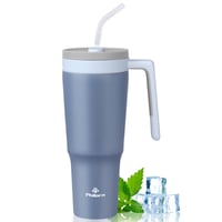 Termoska Philorn 1,2 l so slamkou, nerezový termohrnček s viečkom 1
