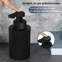 Phneems Automata Szappan Adagoló Érzékelős USB Fekete Fürdőszoba Konyha 2