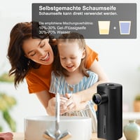 Phneems Automata Szappan Adagoló Érzékelővel - Érintésmentes Habszappan Diszpenzser Fürdőszobához és Konyhához 5