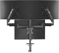 Pholiten MD8003 hármas gázrugós monitorkar asztali tartó, 17-27", max. 6 kg/kar 8