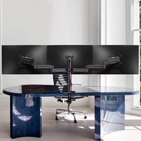 Pholiten MD8003 hármas gázrugós monitorkar asztali tartó, 17-27", max. 6 kg/kar 6